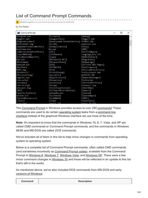 Command-Prompt Commands PDF 的图像结果