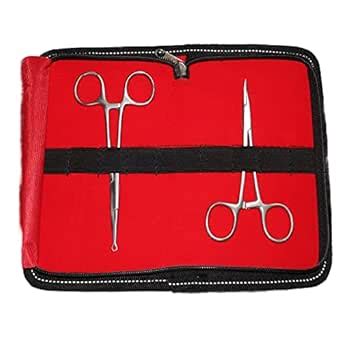 FORGESY Vasectomy Kit NSV Instruments Set Fine Forceps and Ring Forceps ...
