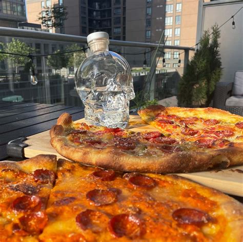 Pizza With Vodka Sauce - Crystal Head Vodka