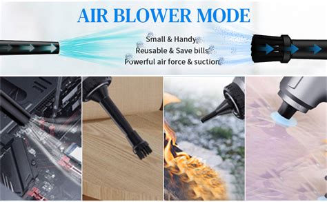 Verilux® Electric Compressed Air Duster, 11000PA USB Handheld Cordless ...