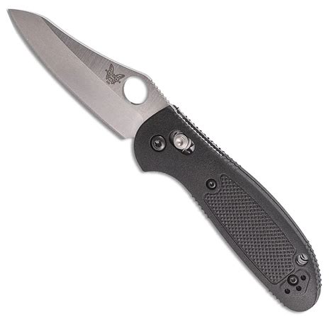 Benchmade Mini Griptilian Axis Lock Black Nylon Handles Satin Blade 555 ...