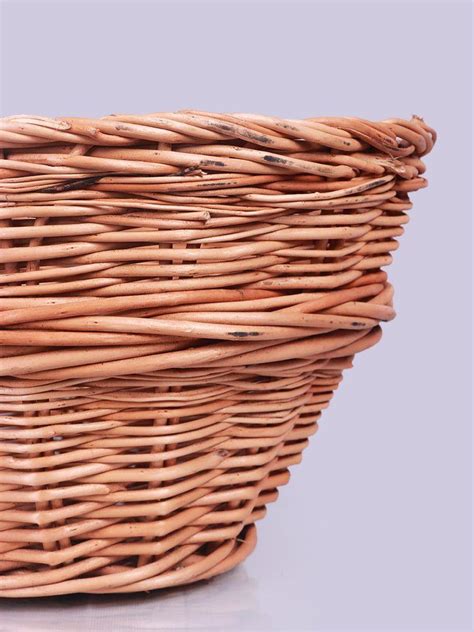 Handcrafted Wicker Storage Basket - Perfect for Fruits & Vegetables ...