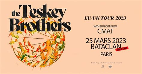 THE TESKEY BROTHERS • Paris - Bataclan • 25 mars 2023 - COMPLET ...