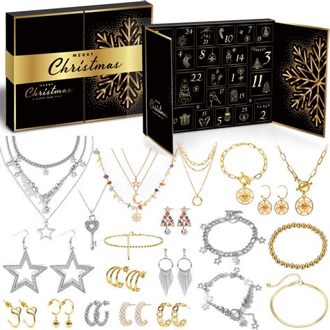 Amazon.com: MOVINPE Jewelry Advent Calendar 2024 for Women Teenage ...