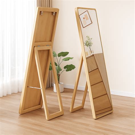 Lagom Floor Mirror, Wood – Harbour Furniture