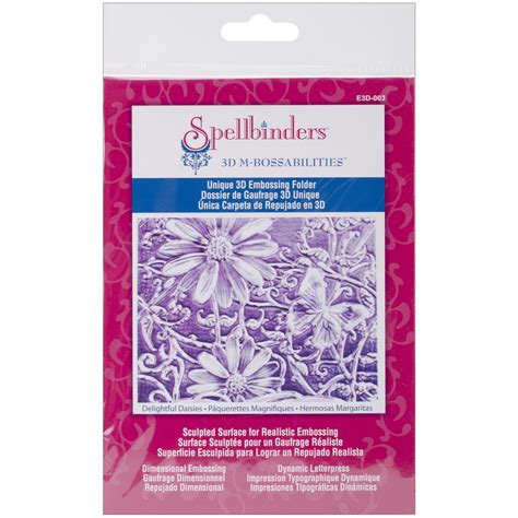 Spellbinders E3D-003 M Bossabilities 3D Delightful Daisies Die ...
