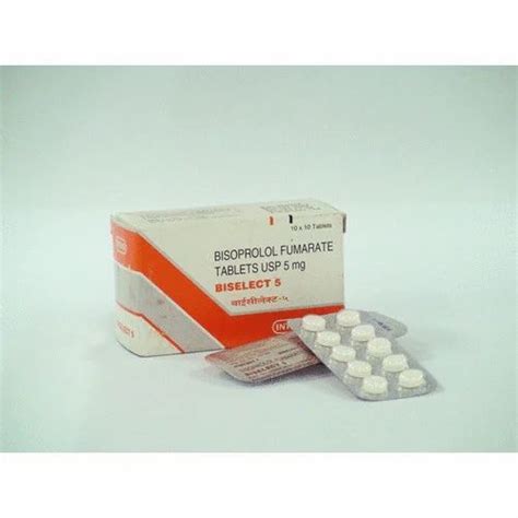 Anti Hypertensive Drugs - Bisoprolol 5 mg Fumarate Tablets Wholesale ...