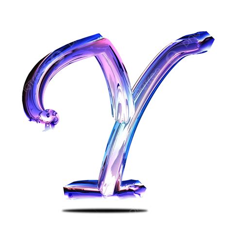 Y Letter Black Touch Of Glass