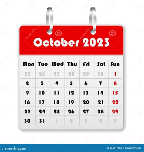 October 2023 Calendar Printable, Calendar 2023 Template, Planner Design, Desk Calendar 2023 ...