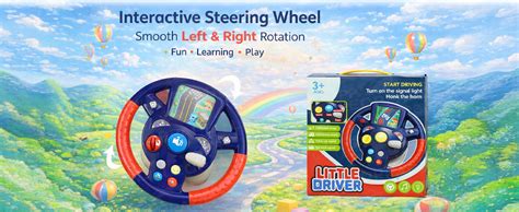 Buy The Little Ones Steering Wheel - Car Steering Wheel Toys for Kids ...