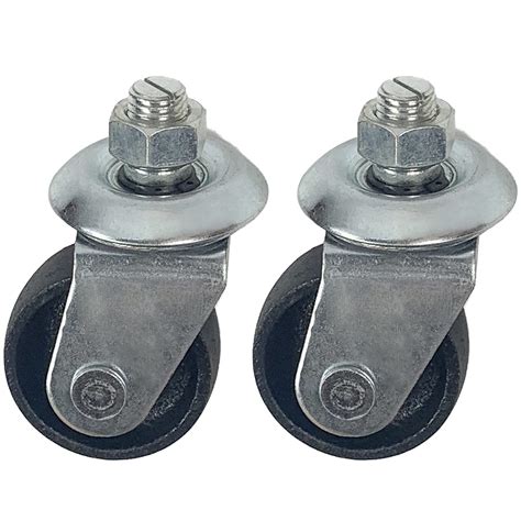 Floor Jack Casters for 3 Ton Floor Jack, Cast Iron Caster Wheels, Floor ...