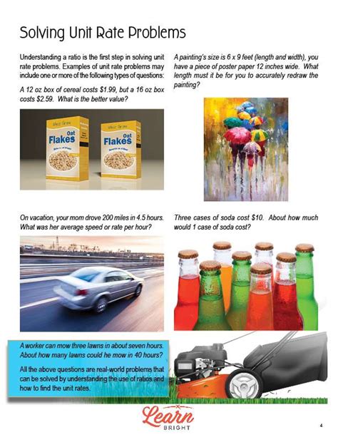 Image result for Unit Rate Math Problrm Easy