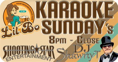 LilBo Karaoke Sunday! 8pm, Lil Bo, Traverse City, 28 May to 29 May ...