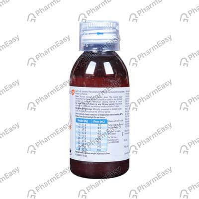 Calpol 250 MG/5ML Suspension (120): Uses, Side Effects, Price & Dosage ...