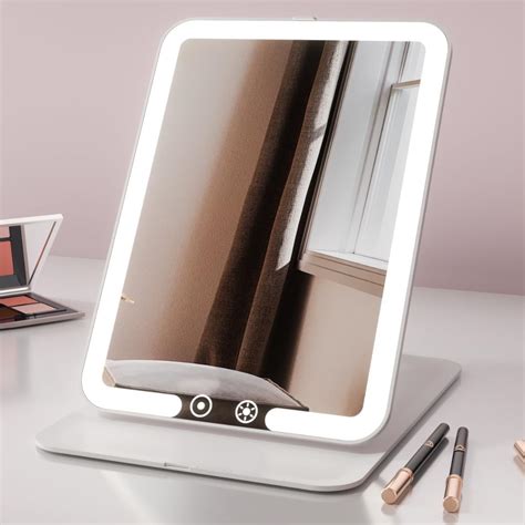 Amazon.com - Fancii Rechargeable Travel Makeup Mirror with Bright LED ...