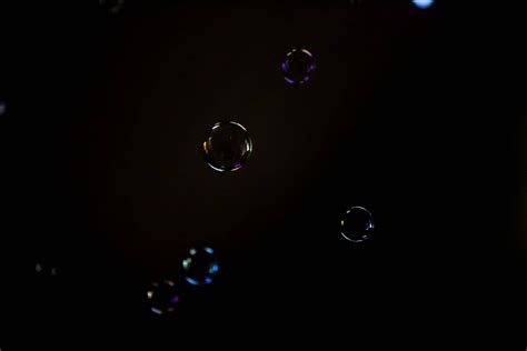 Download Plain Black With Bubbles Wallpaper | Wallpapers.com