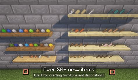 Image result for Minecraft Furniture Mod Java Edition