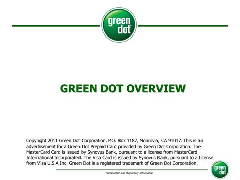 Green Dot Card | PPTX