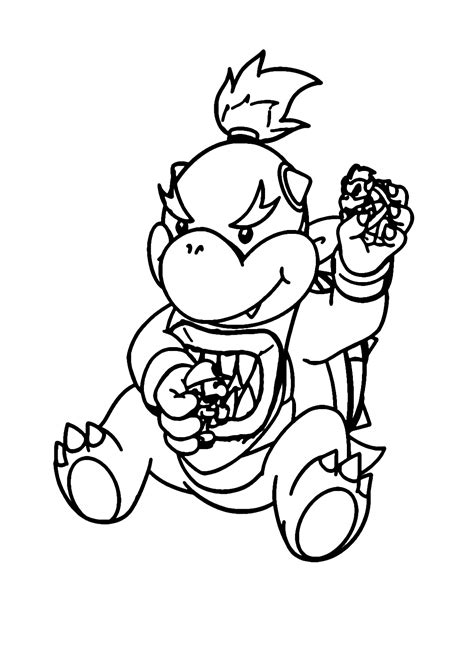 Bowser Jr Coloring