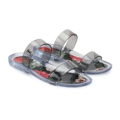 Buy Women Black Wedges & Sandals Online at The Collective - 589173