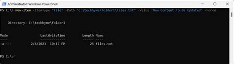 Creating New Files and Directories Using Windows PowerShell New-Item ...