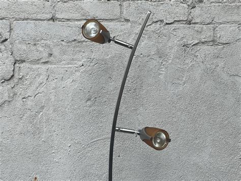 Slim Modern Vintage Tulip Floor Lamp, 1990's, Two Lights, Compact, New ...