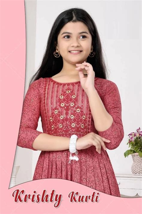 Krishty Daughter Printed Kids Kurti Collection