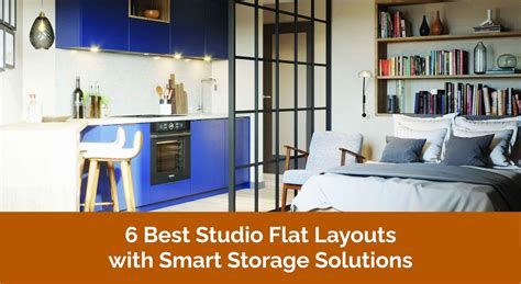 6 Smart Studio Flat Layouts in Chennai with Smart Storage