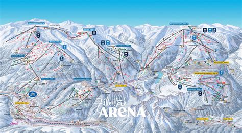 Zillertal Arena Trail Map | Ski Runs & Piste Map - 2025 - 2026 | SnowStash