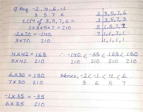 arrange the following rational numbers in ascending order -2/3, 4/5, 6/ ...