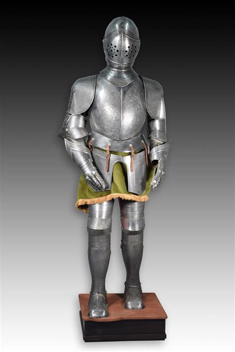 Armour or armor. Metal, leather, textile, etc. Spain, 20th century. For ...