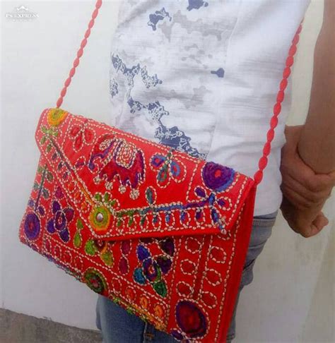 Buy Beautiful Indian Banjara Bags Envelope Bags Evening Bags Lady ...