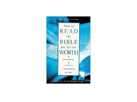 How to Read the Bible for All it's Worth | PPT