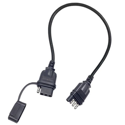 Buy CARROFIX 4-Way Flat Trailer End Connector with 32-Inch Jacketed ...