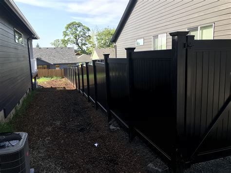 Black Vinyl Privacy Fence Cost at Carlos Harper blog