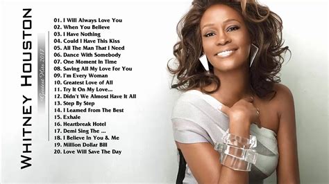 Whitney Houston Greatest Hits - I Will Always Love You - YouTube