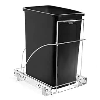 Pyinlon Pull Out Trash Can Under Cabinetï¼Å’Heavy Duty Adjustable ...