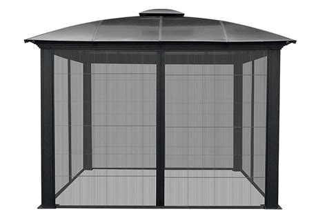 Paragon Outdoor Siena 11X11 Hard Top Gazebo with Sliding Screen [GZ3DS ...