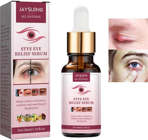 Stye EyeTreatment,MyceliaBlepharitis,RelievePuffinessSerum,Eye Drops for Infected Eyes for ...