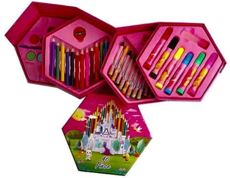 Oraisportsmart Colours Set For Kids | Drawing Kit 46 Pc Color Tools ...