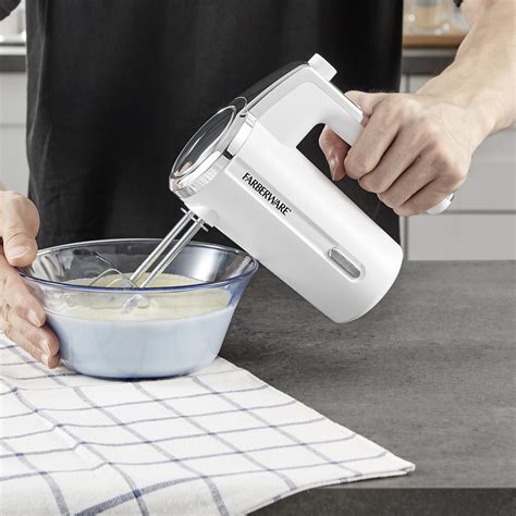 Buy Farberware Cordless Rechargeable 3 Speed Hand Mixer White Online at ...