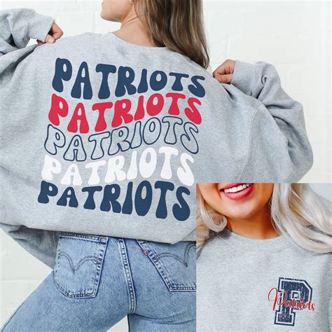 Patriots Sweatshirt Colorful Patriots Shirt Football Sunday - Etsy ...