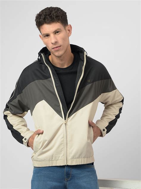 Buy Men's Beige Regular Fit Light Weight Jacket Online | Numero Uno