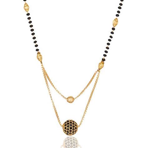 Buy Digital Dress Room Mangalsutra Multi Str Designs Gold Plated Double ...
