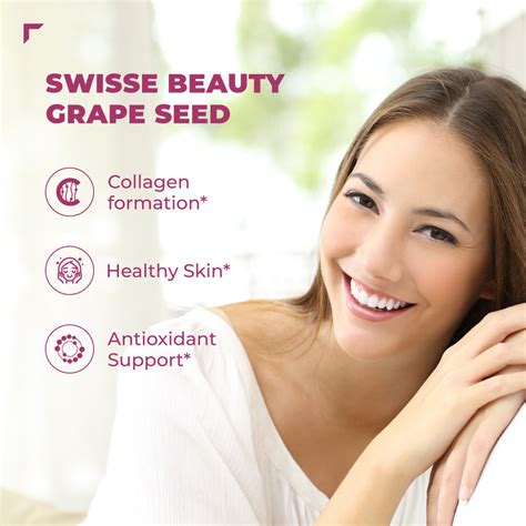 Swisse Beauty Grape Seed with Vitamin C 14250 mg, 60 Tablets Price ...