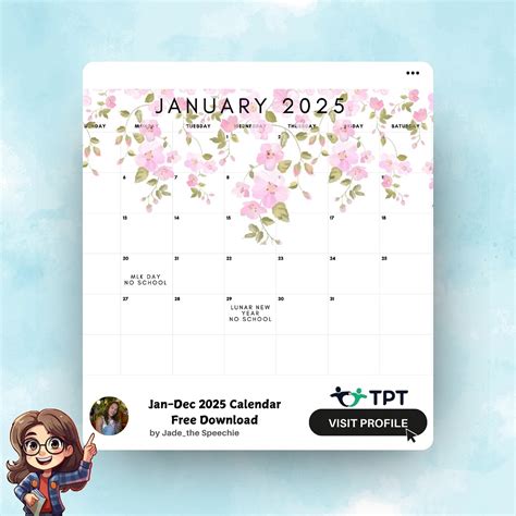 Jade Li - The SLP | So here it is! I’ve been looking all over for a calendar that isn’t crazy ...