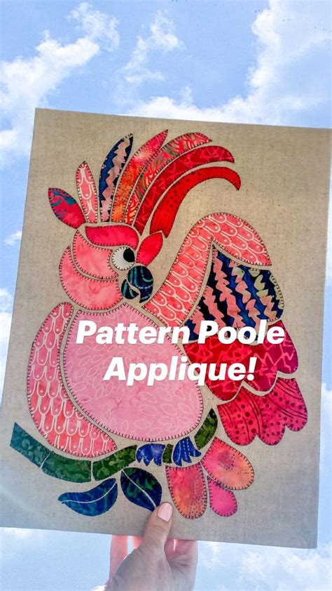 Pattern Poole Applique! | Applique quilting, Applique pattern, Machine ...