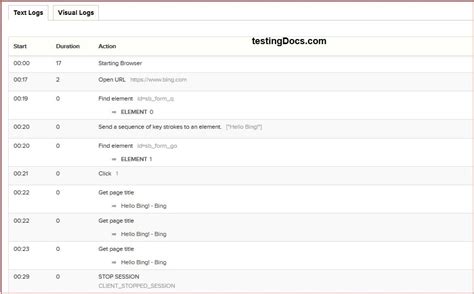 Test Data Variables in BrowserStack 的图像结果