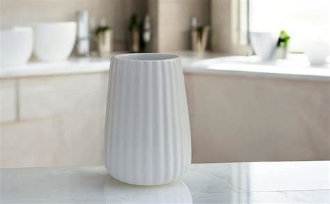 MADARKS Ceramic Bathroom Set of 3 Pcs | Soap Dispenser | Toothbrush ...