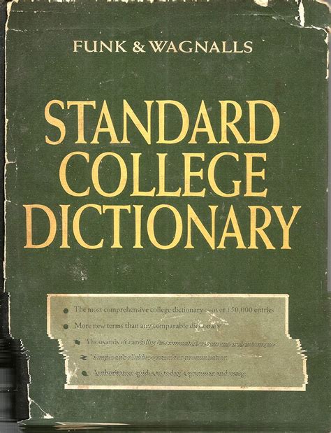 Funk and Wagnalls Standard College Dictionary: 9780308103092: Amazon ...